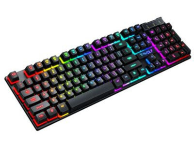 Gaming Usb Luminous Wired Keyboard Floating Manipulator