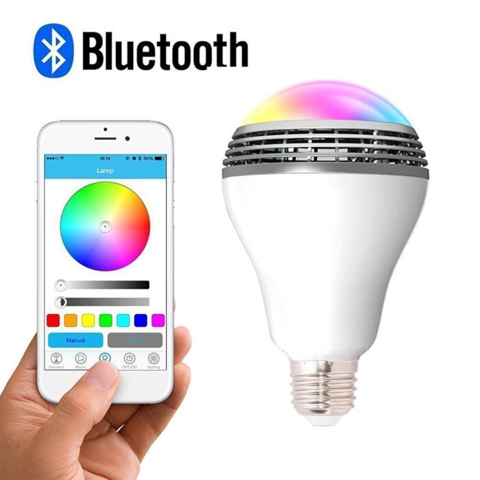 Creative Home LED Smart Bluetooth Speaker E27 Bulb Light - Image 1