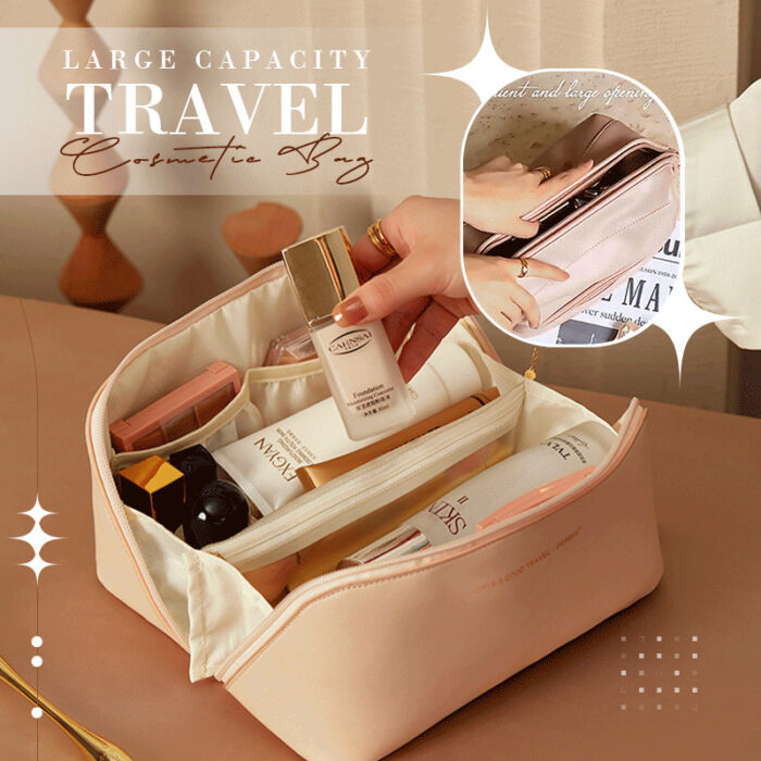 Travel Cosmetic Bag Large Capacity Multifunction Travel Cosmetic Bag Women Toiletries Organizer Female Storage Make Up Case Tool - Image 1