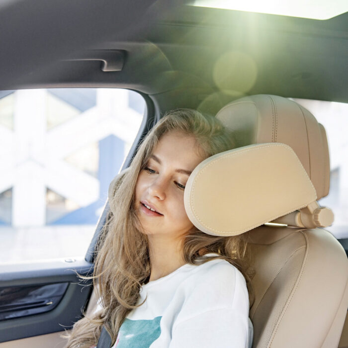 Car Seat Headrest Pillow Travel Rest Neck Pillow Support Solution For Kids Pillow And Adults Auto Seat Head Cushion Car Pillow - Image 2