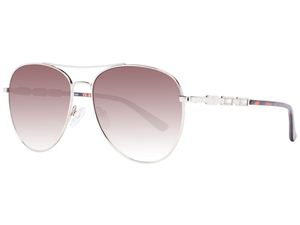Guess Silver Metal Sunglasses