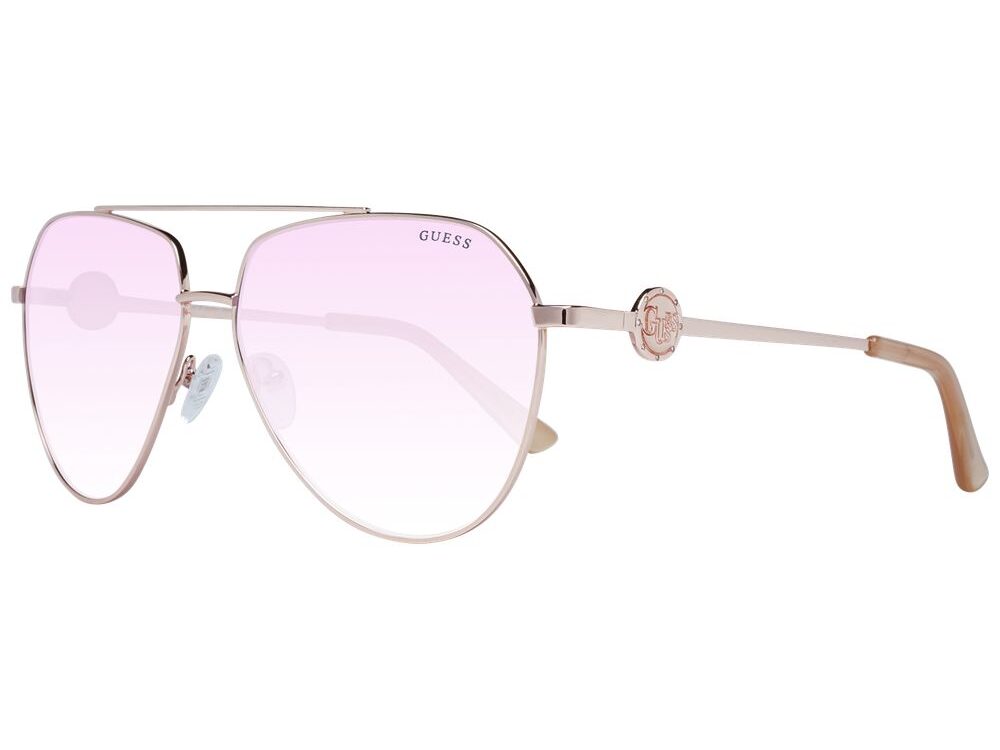 Guess Rose Gold Metal Sunglasses