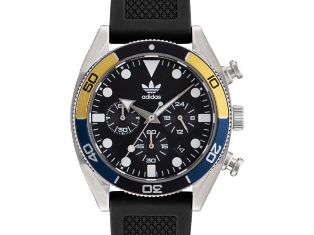 Adidas Black Synthetic Sport Watch