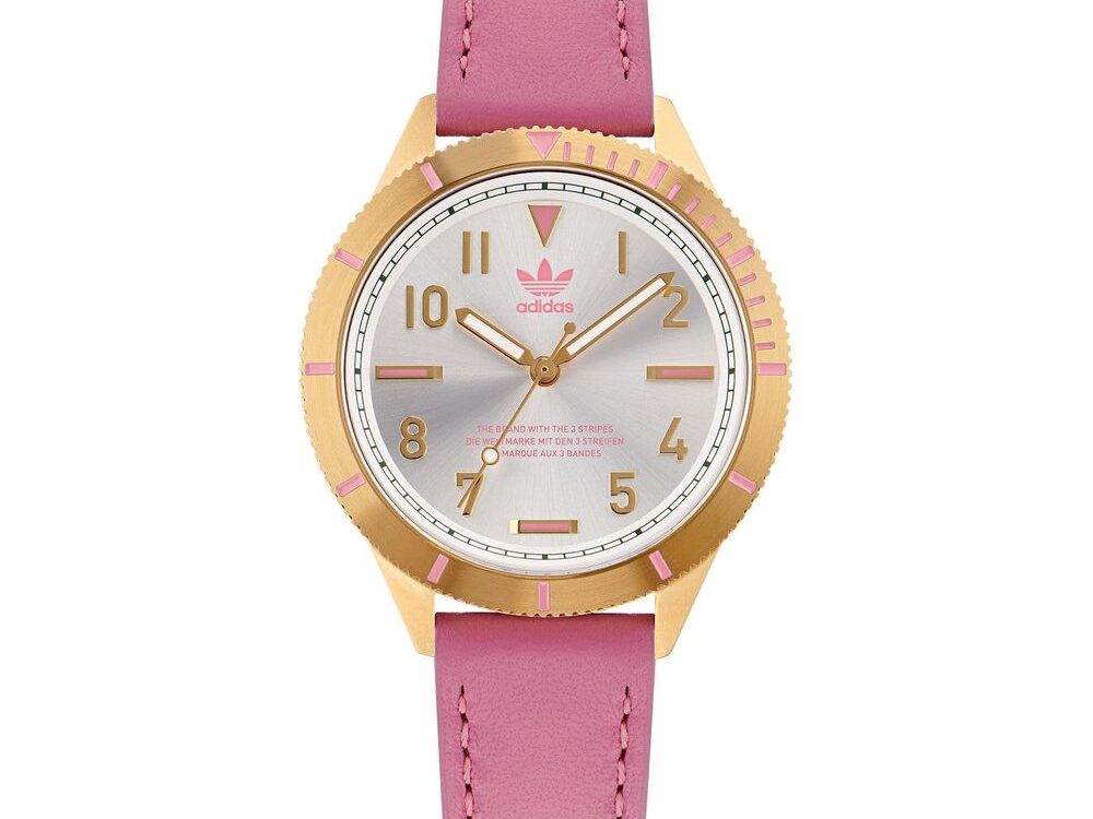 Adidas Multicolor Leather Dress Watch