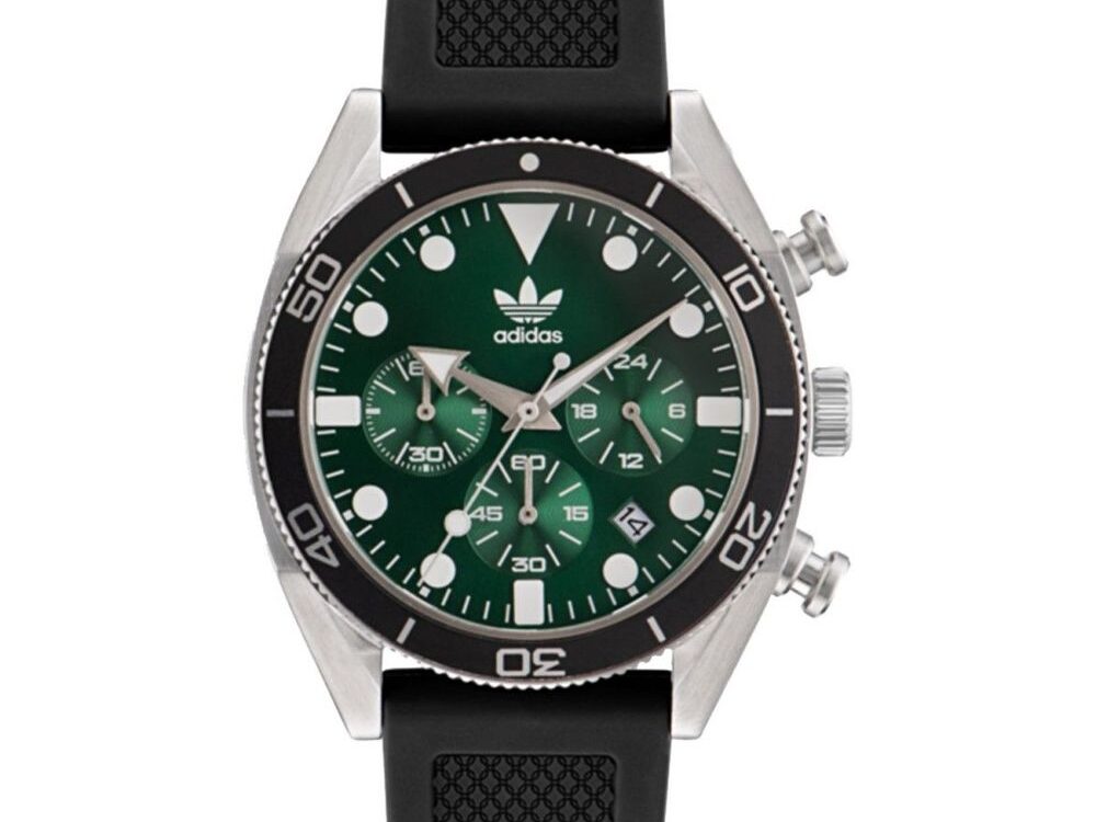 Adidas Black Synthetic Sport Watch