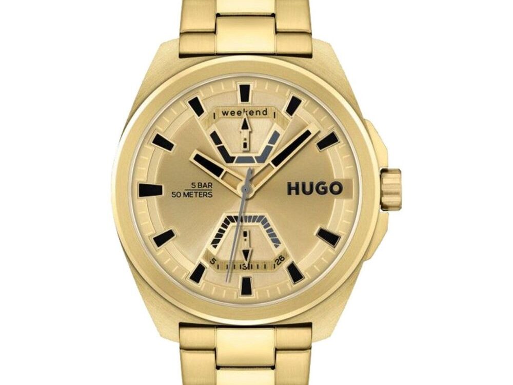 Hugo Boss Gold Stainless Steel Dress Watch