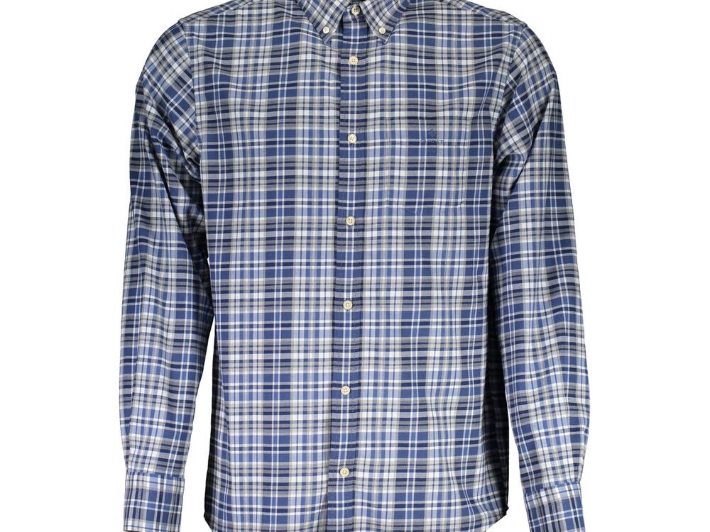 Gant Blue Cotton Men Shirt