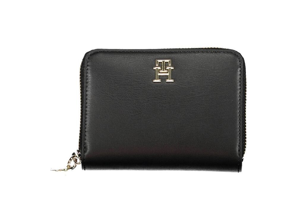 Tommy Hilfiger Black Polyethylene Women Wallet