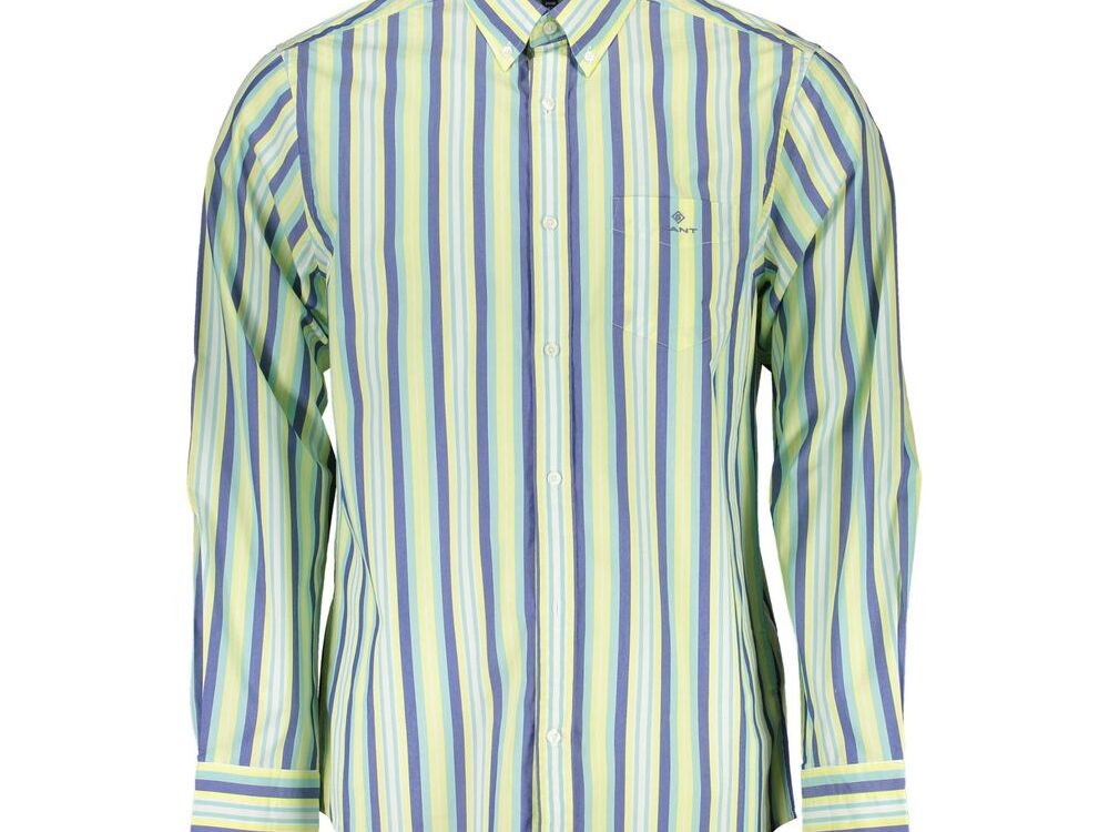 Gant Yellow Cotton Men Shirt