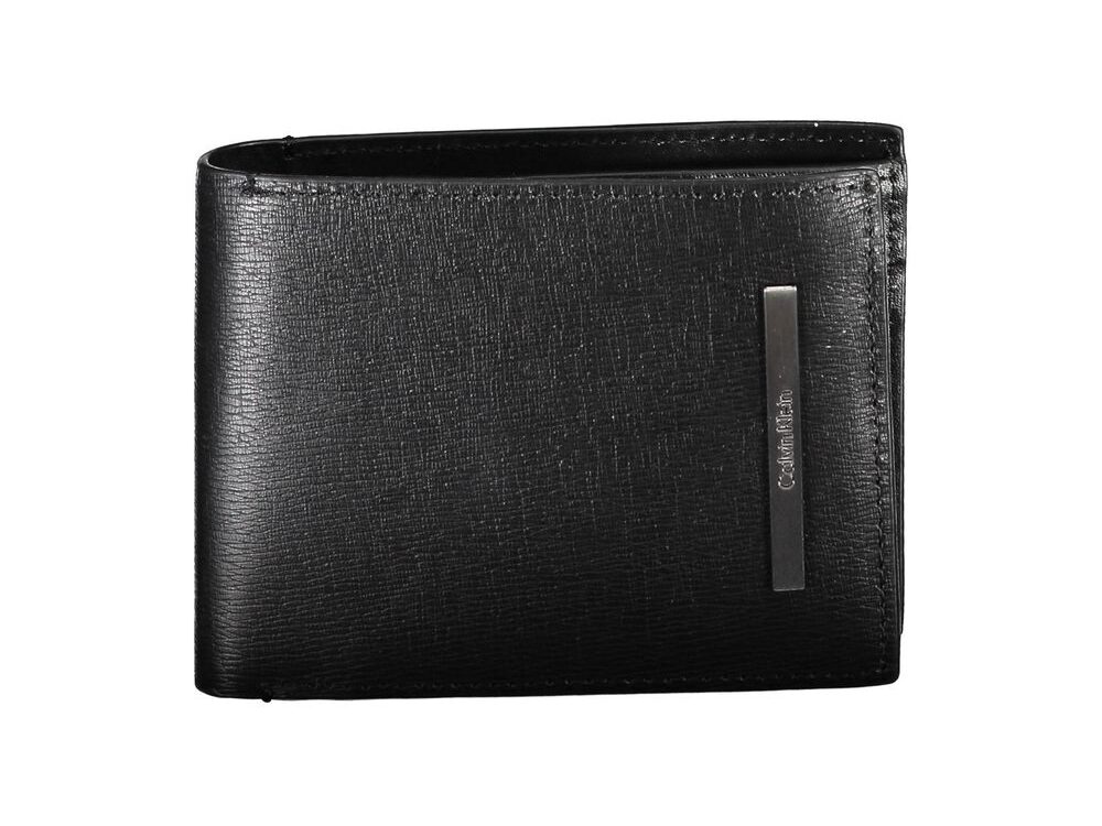 Calvin Klein Black Eco-Leather Men Wallet