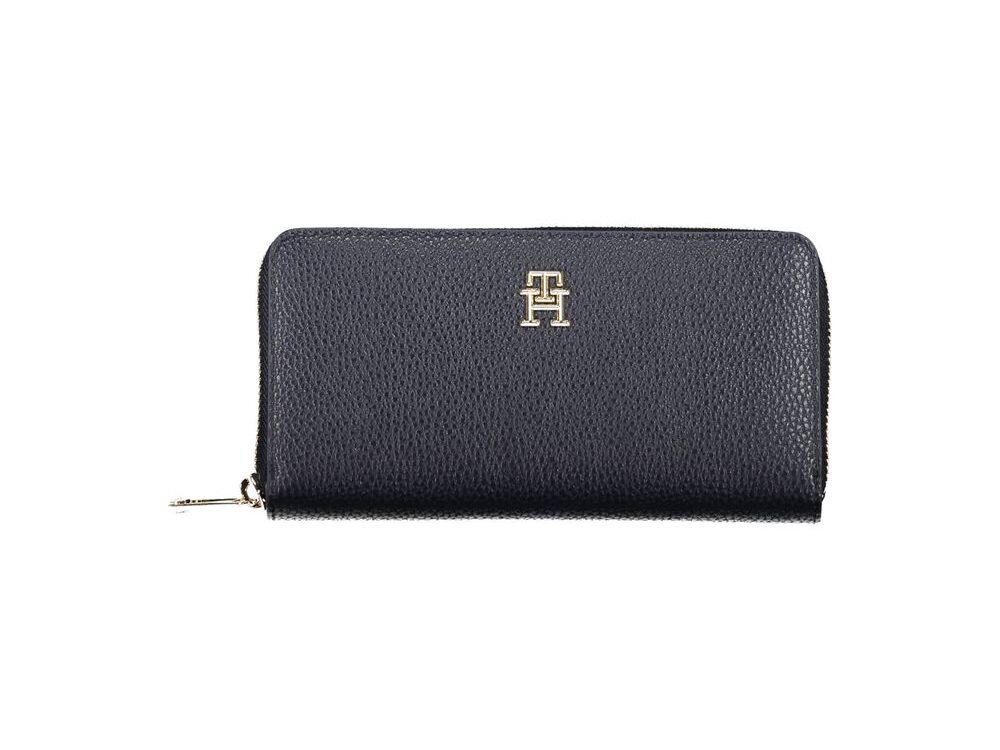 Tommy Hilfiger Blue Polyurethane Women Wallet