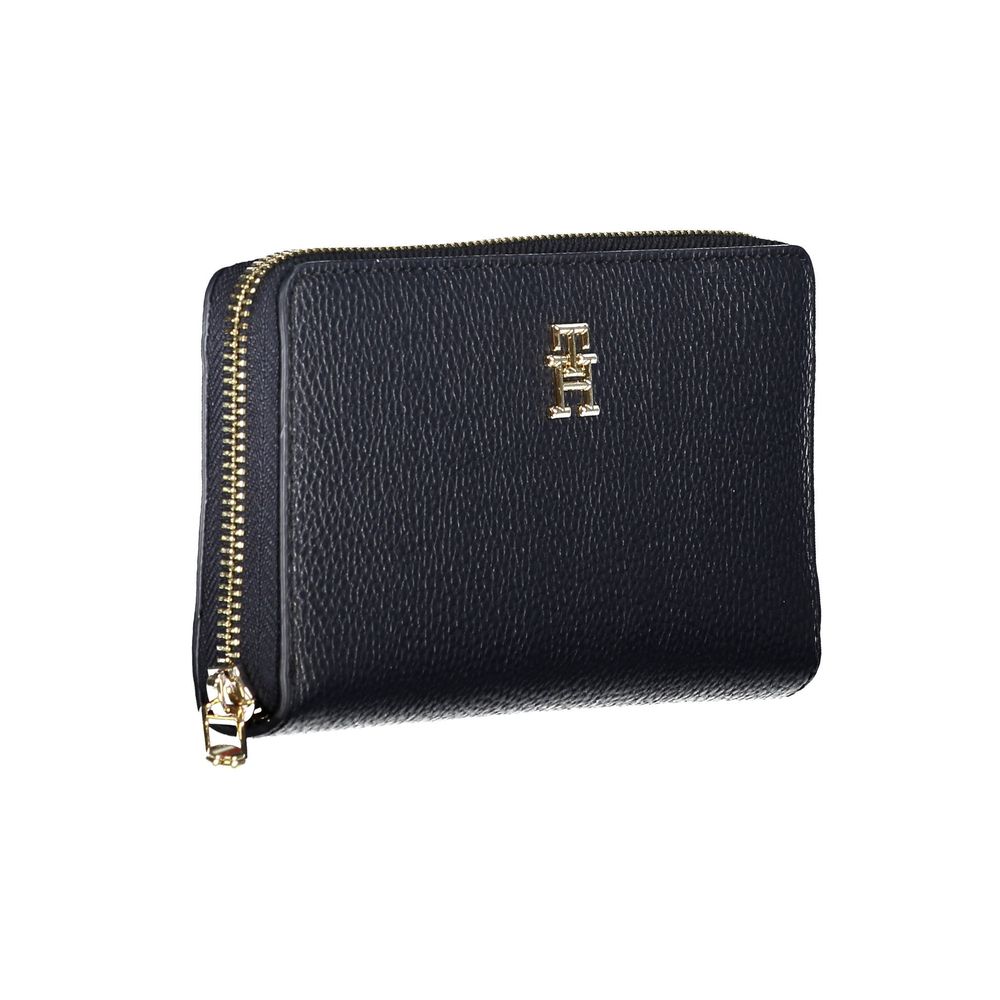 Tommy Hilfiger Blue Polyurethane Women Wallet - Image 3