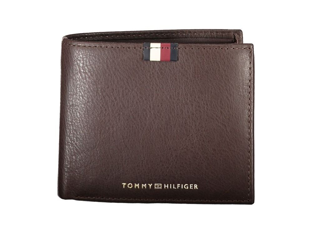 Tommy Hilfiger Brown Leather Men Wallet