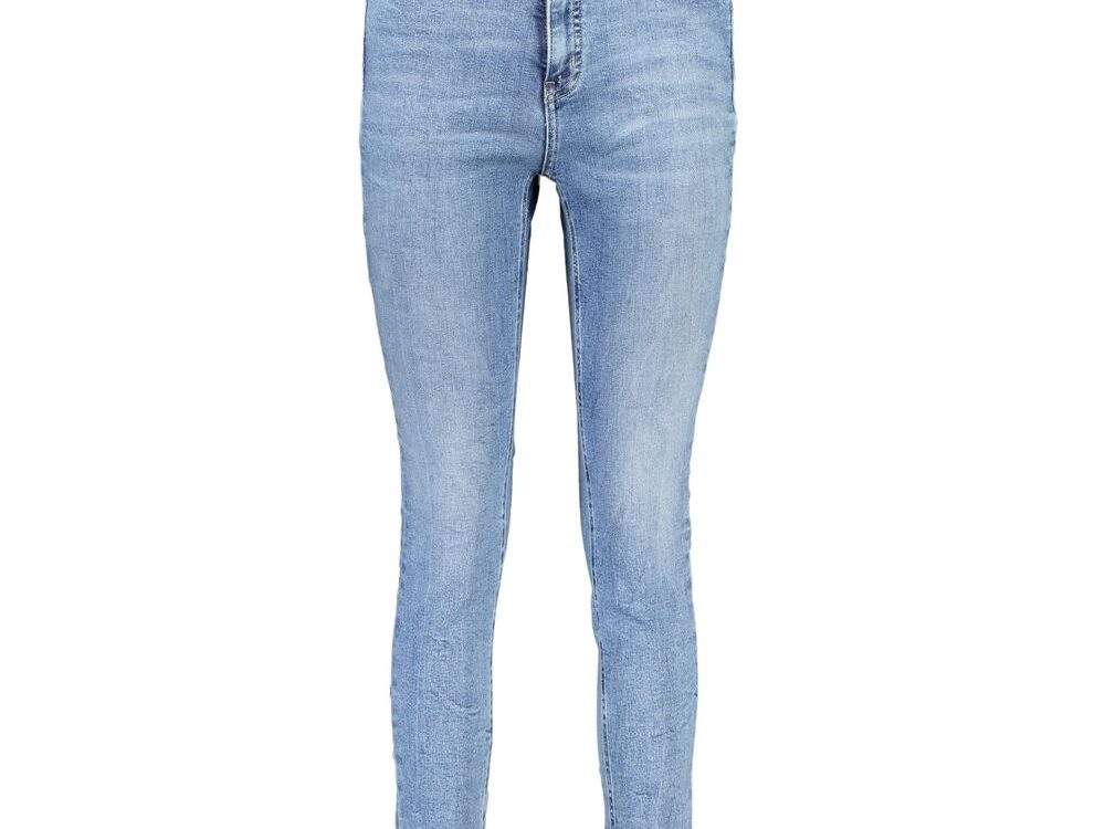 Calvin Klein Blue Cotton Women Jeans