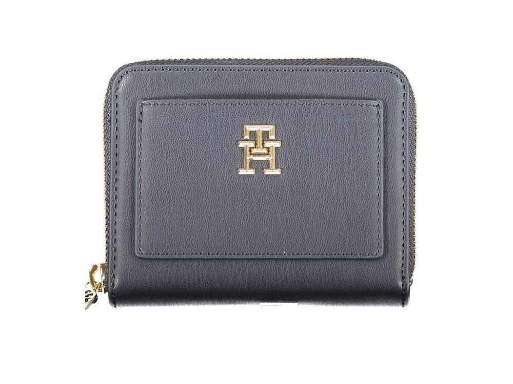 Tommy Hilfiger Blue Polyurethane Women Wallet