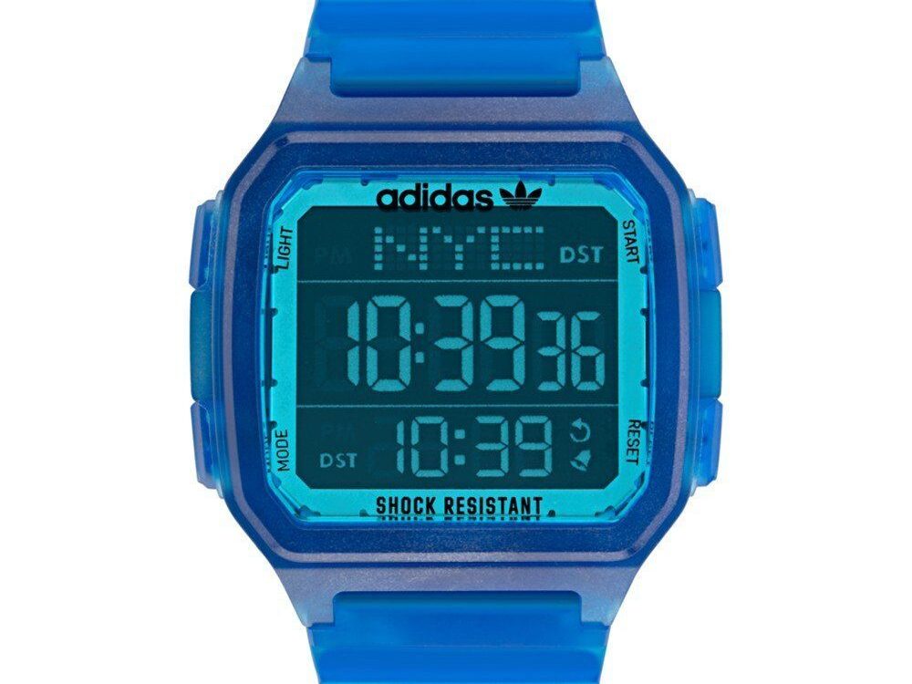 Adidas Blue Synthetic Sport Watch