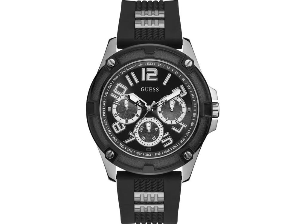 Guess Black Synthetic Sport Watch