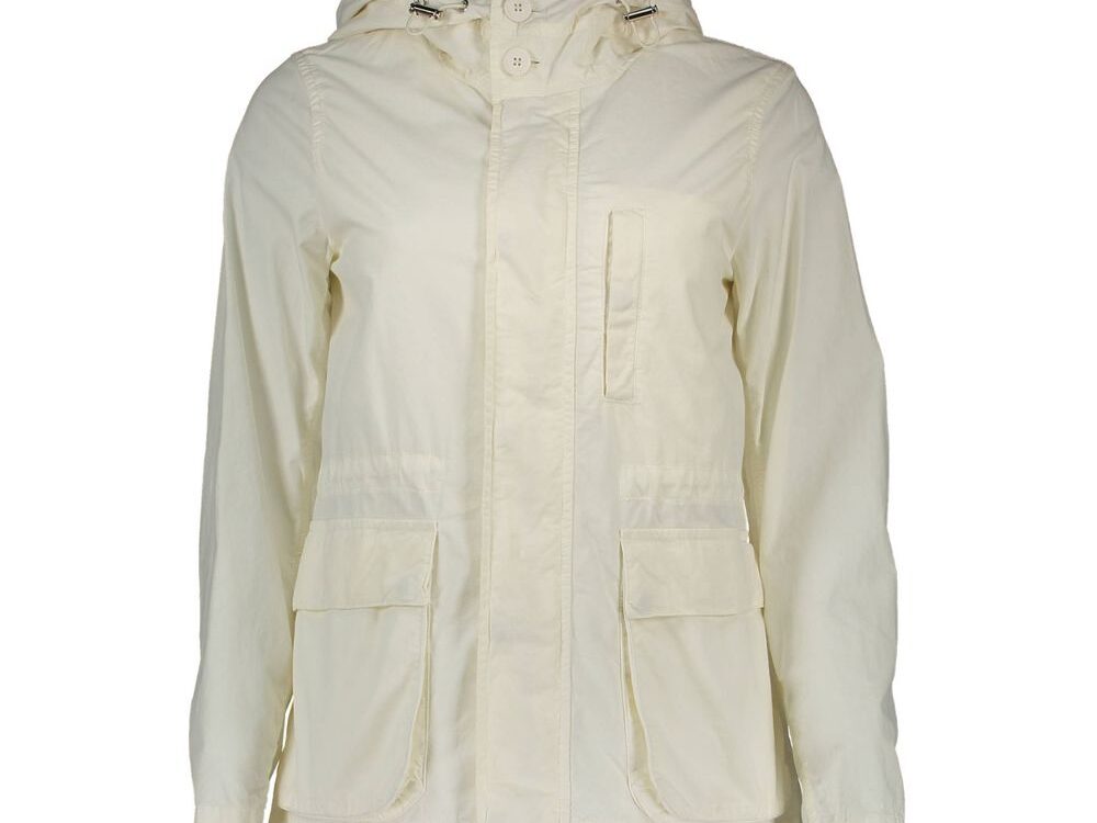 Gant White Cotton Women Jacket