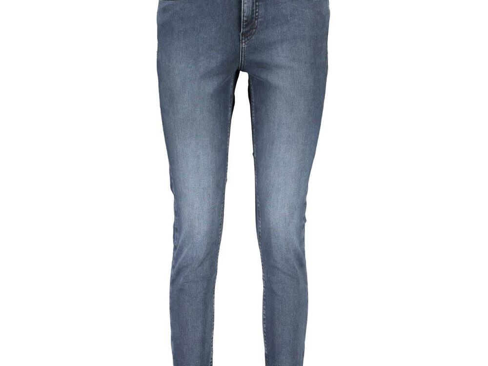 Calvin Klein Blu Cotton Women Skinny Jean