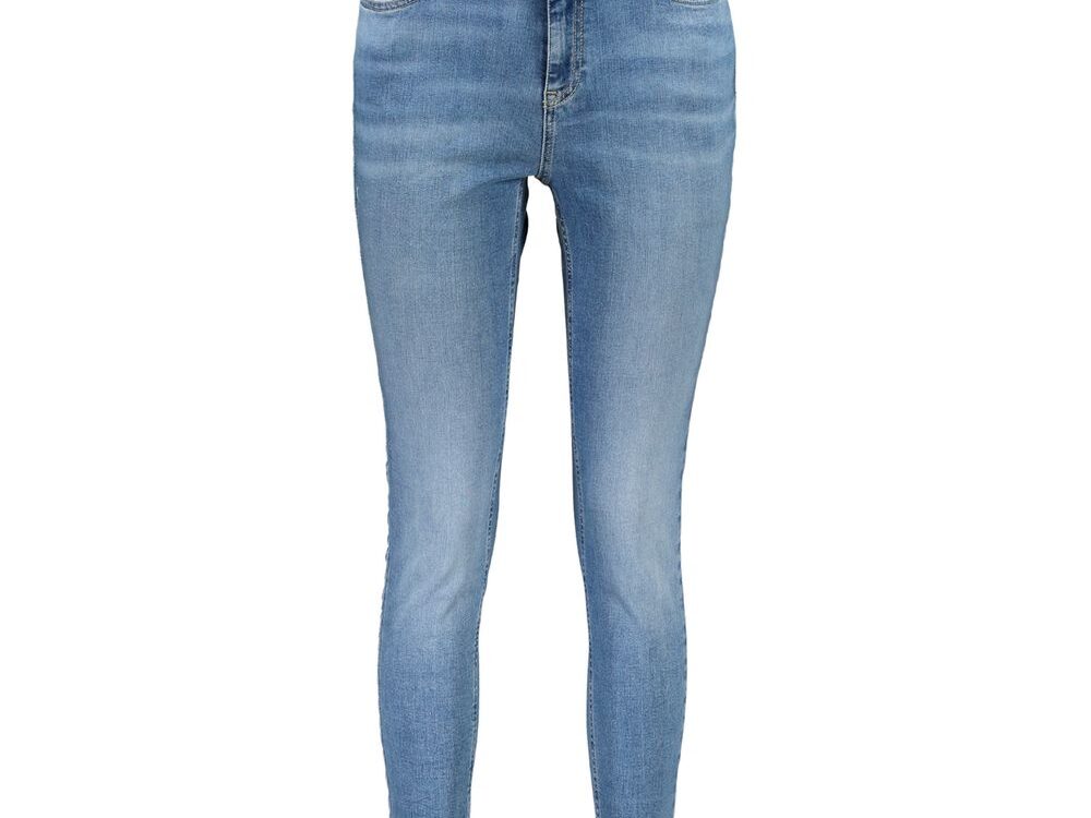 Tommy Hilfiger Blu Cotton Women Skinny Jean