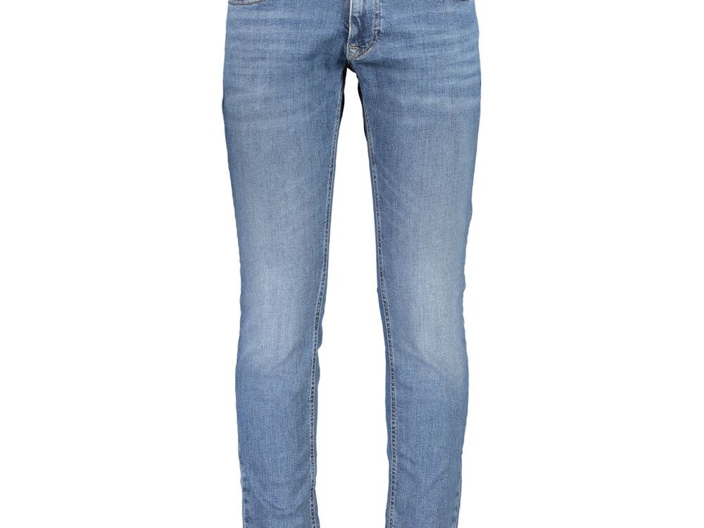 Tommy Hilfiger Blue Cotton Men's Slim Jeans