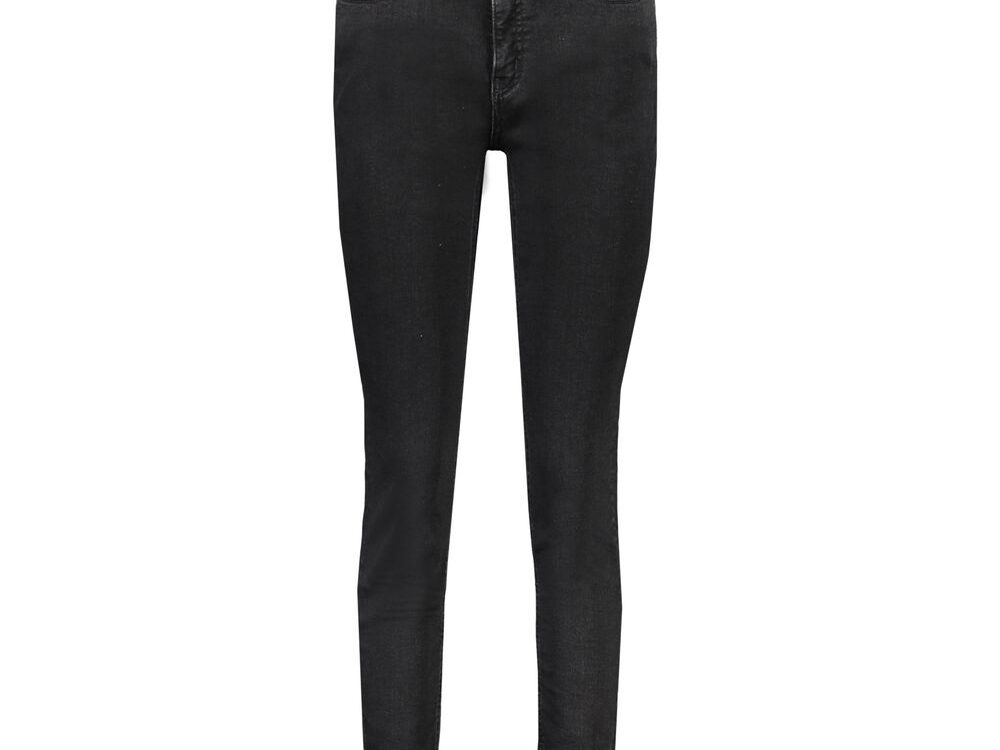 Calvin Klein Black Cotton Women's Skinny Jean