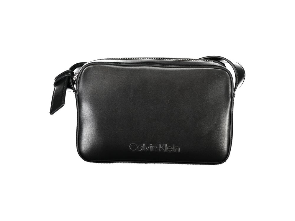 Calvin Klein Black Polyester Women Shoulder Bag