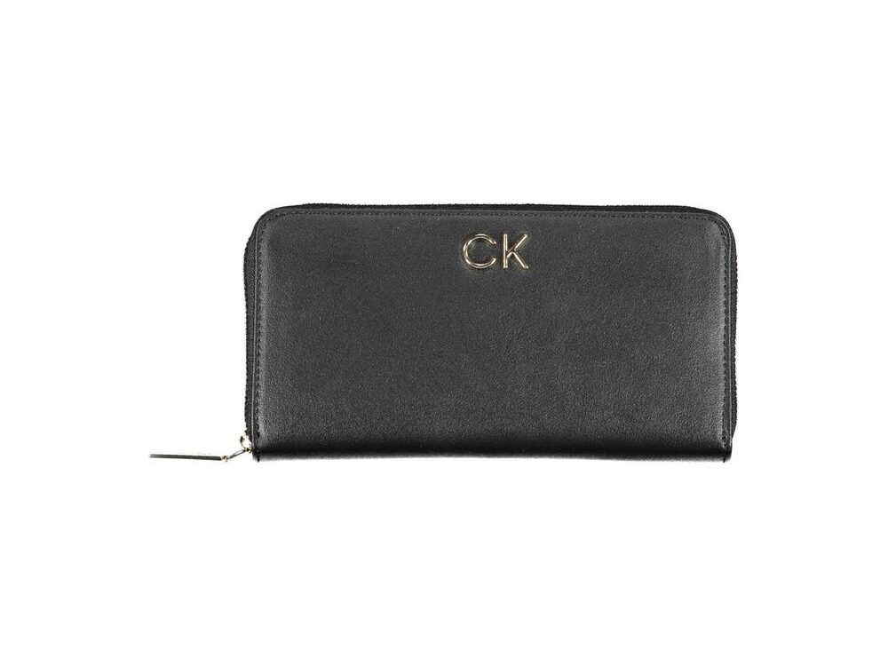 Calvin Klein Nero Poliuretano Women Wallet