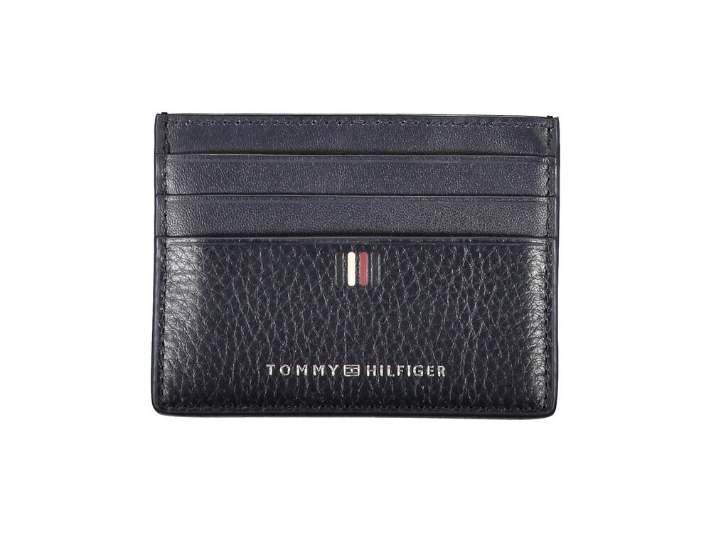 Tommy Hilfiger Blue Leather Men Wallet