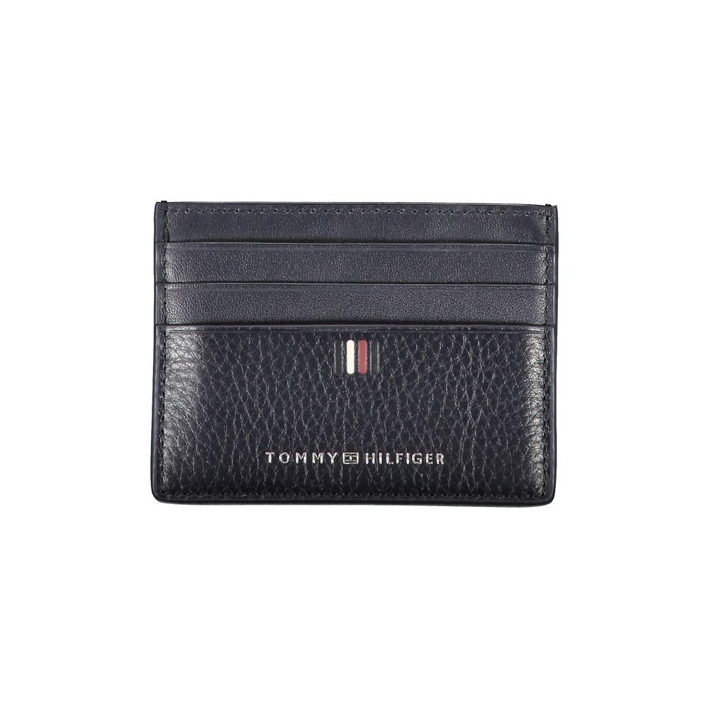 Tommy Hilfiger Blue Leather Men Wallet
