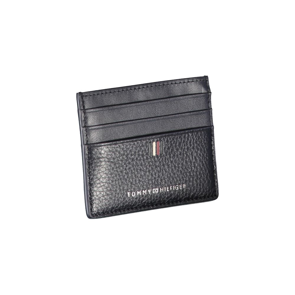 Tommy Hilfiger Blue Leather Men Wallet - Image 3