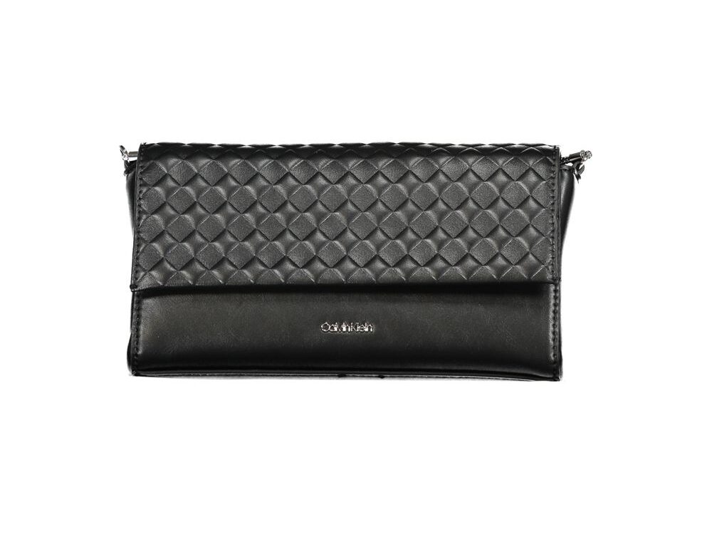 Calvin Klein "Black Polyester Women Shoulder Bag"