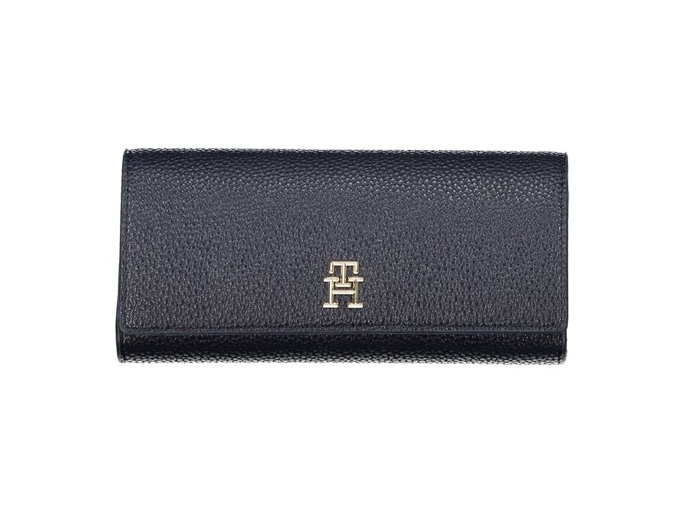 Tommy Hilfiger Blue Polyurethane Women Wallet