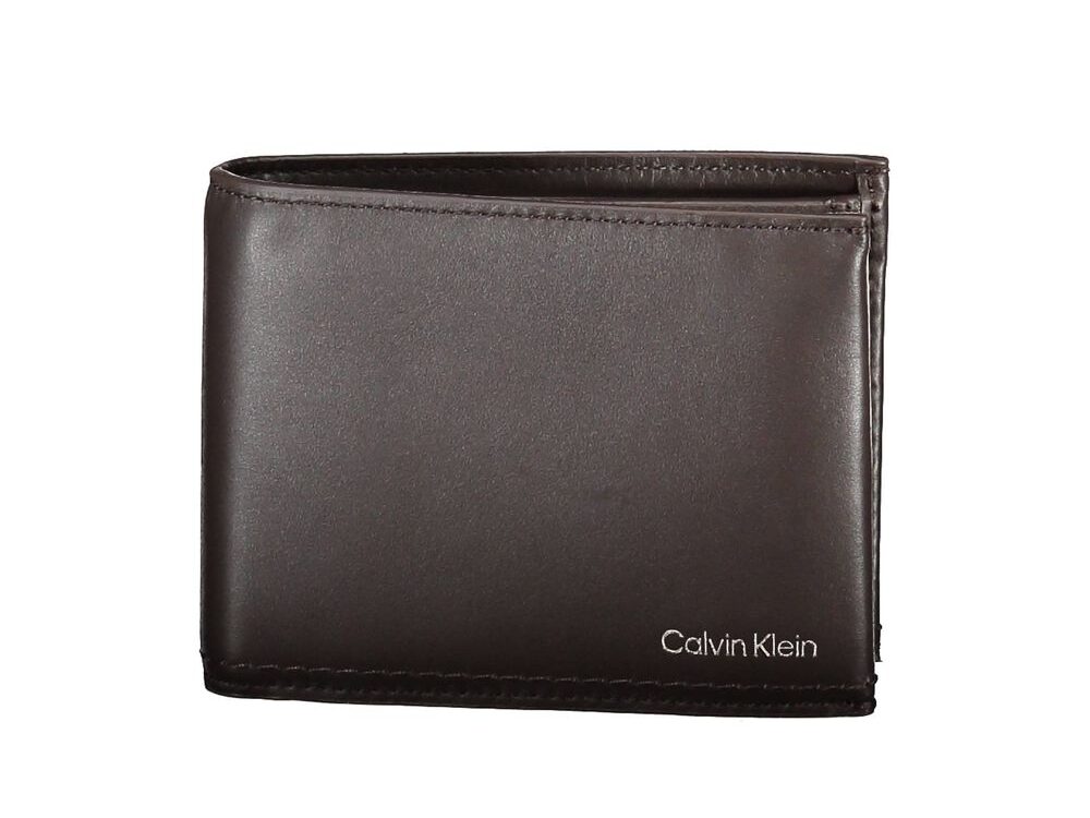 Calvin Klein Marrone Leather Mens Wallet