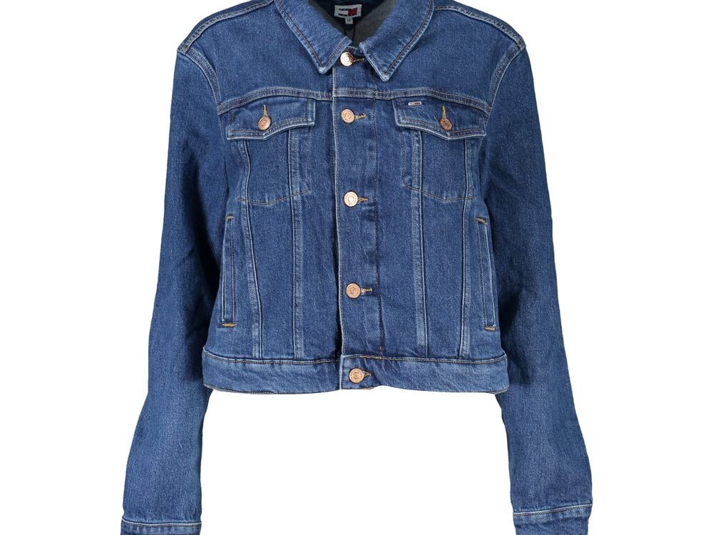 Tommy Hilfiger Blu Cotton Women Jacket
