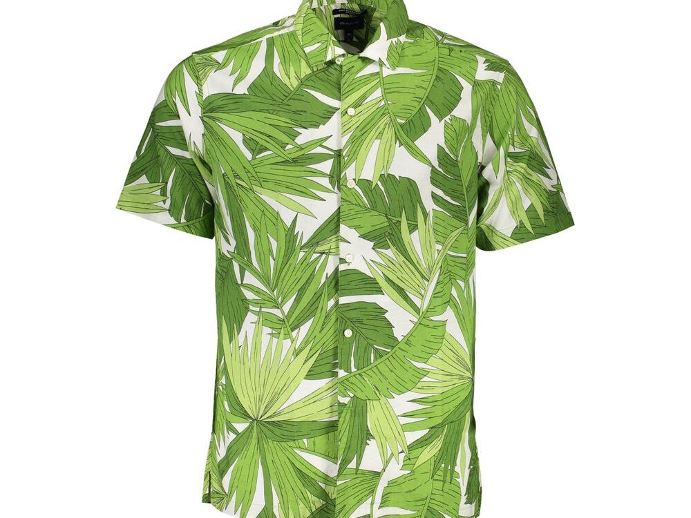 Gant Green Cotton Men Shirt