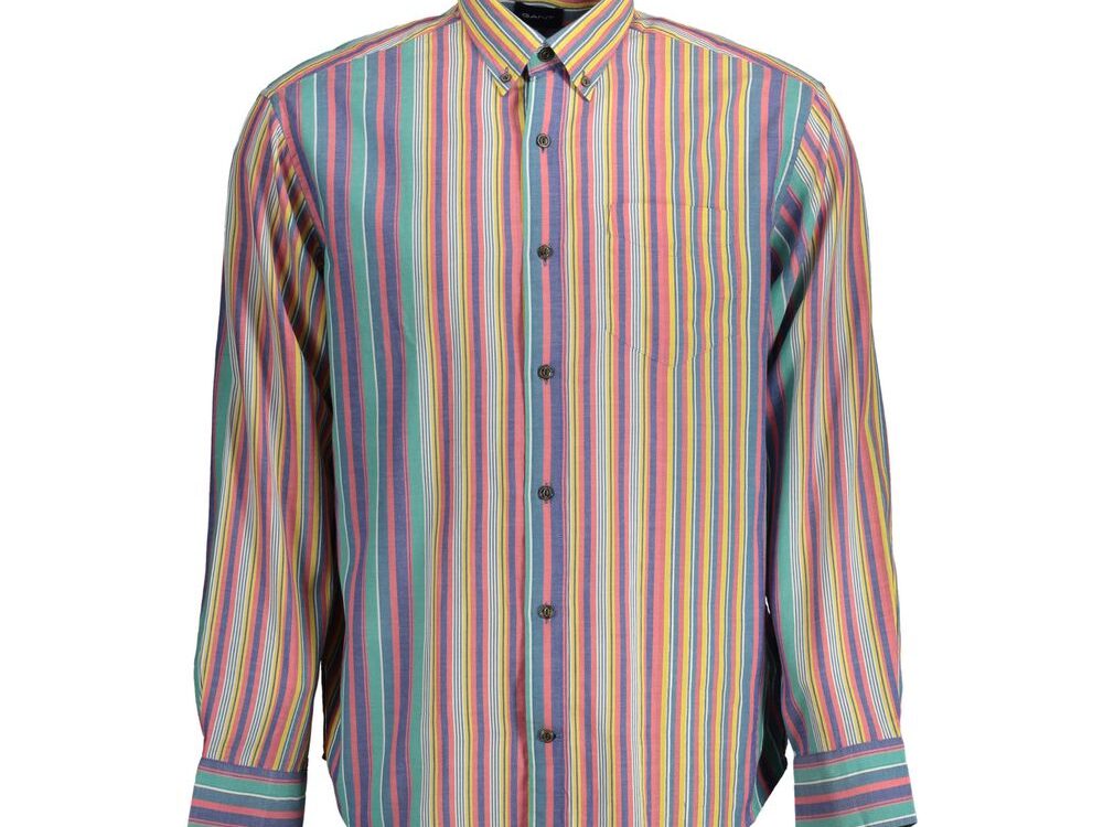 Gant Blue Cotton Men Shirt