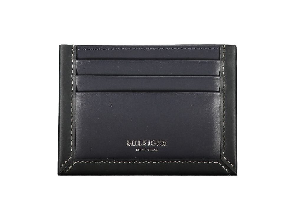 Tommy Hilfiger Blue Leather Men Wallet