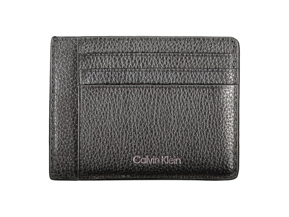 Calvin Klein Black Leather Men's Wallet