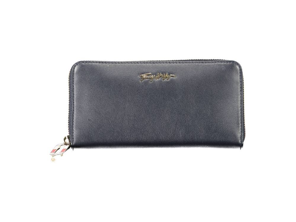 Tommy Hilfiger Blue Leather Women's Wallet