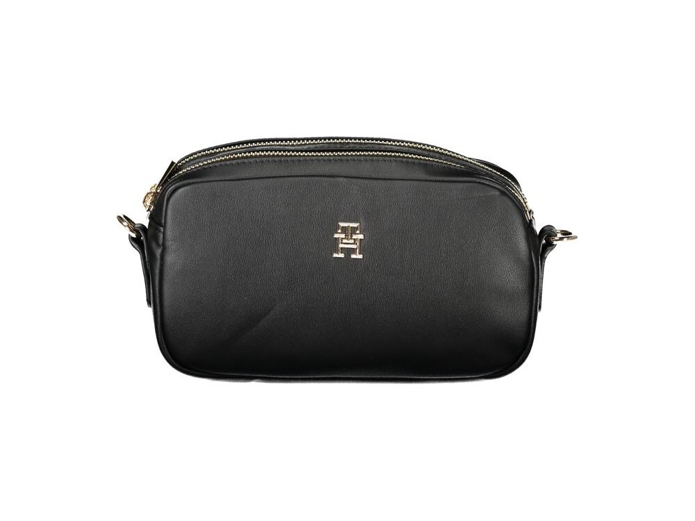 Tommy Hilfiger Black Polyester Women Shoulder Bag