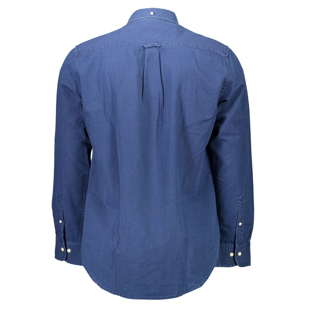 Gant Blue Cotton Men Shirt - Image 2