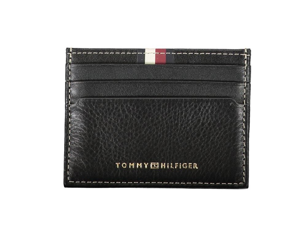 Tommy Hilfiger Nero Leather Mens Wallet Holder