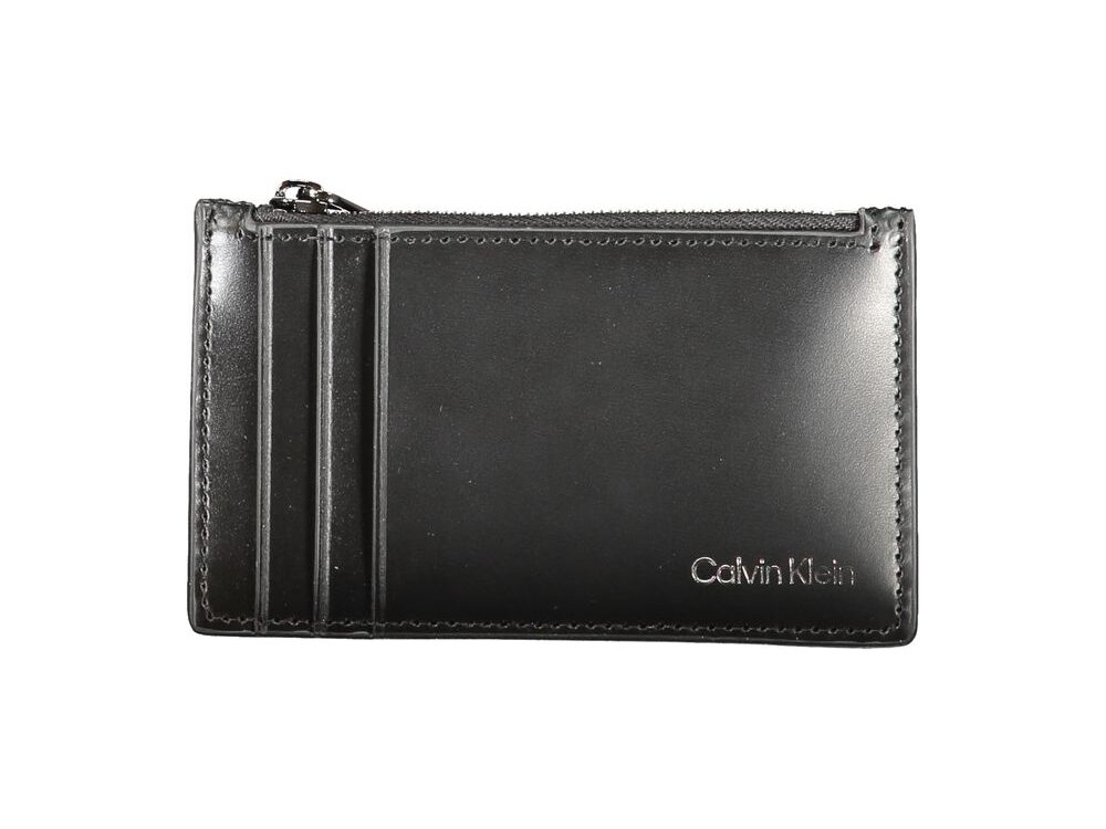 Calvin Klein Nero Leather Mens Wallet