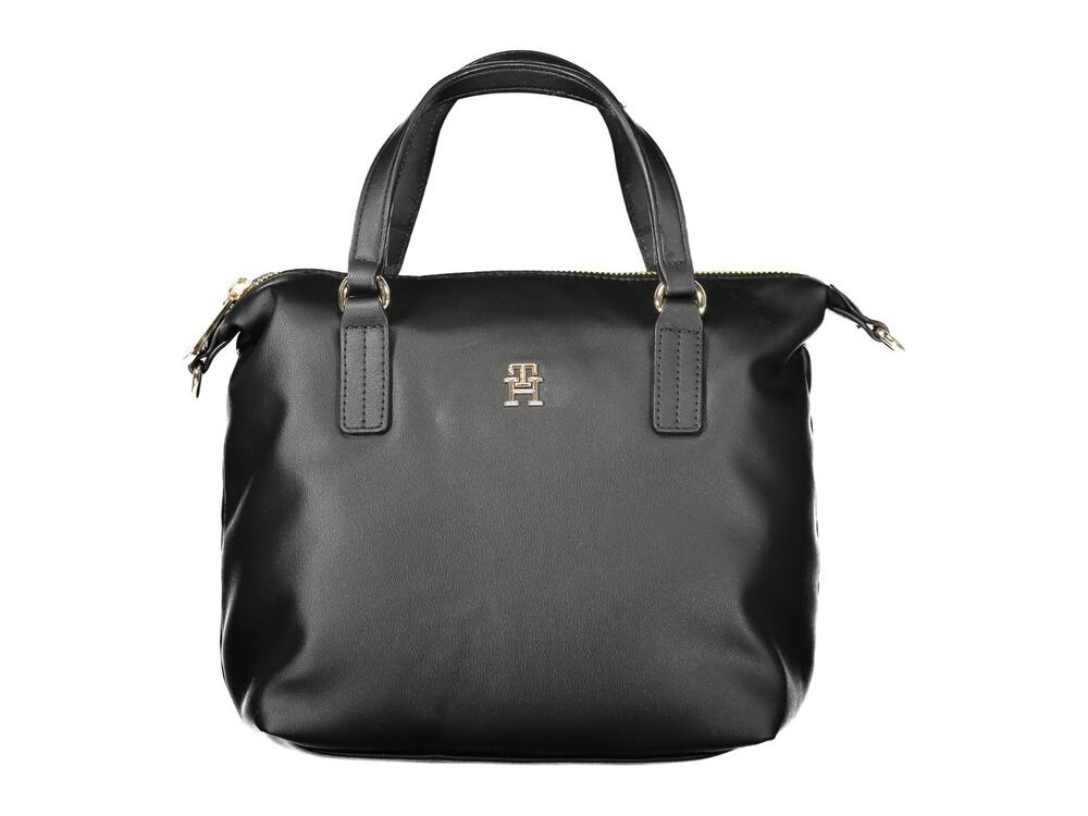 Tommy Hilfiger Black Polyester Women Handbag
