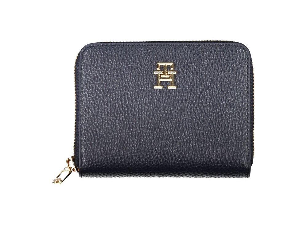 Tommy Hilfiger Blue Polyurethane Women Wallet