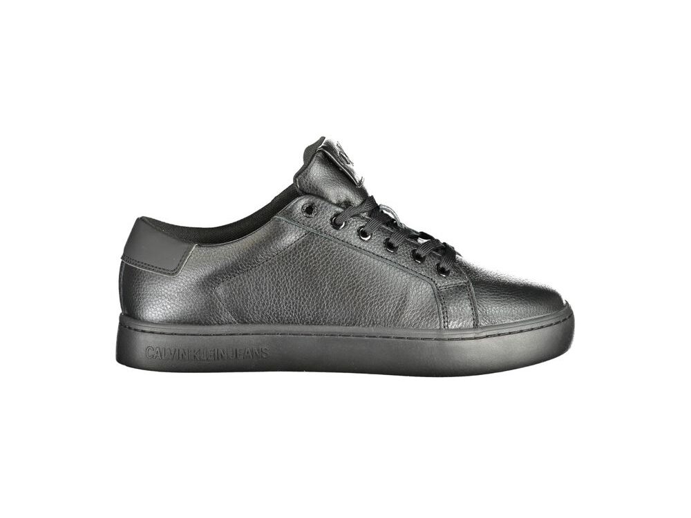 Calvin Klein Black Polyurethane Men Sneaker