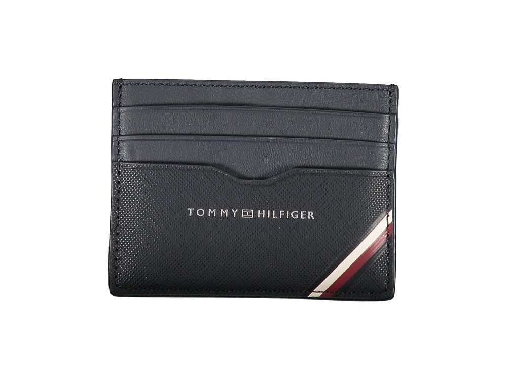 Tommy Hilfiger Blue Leather Men Wallet