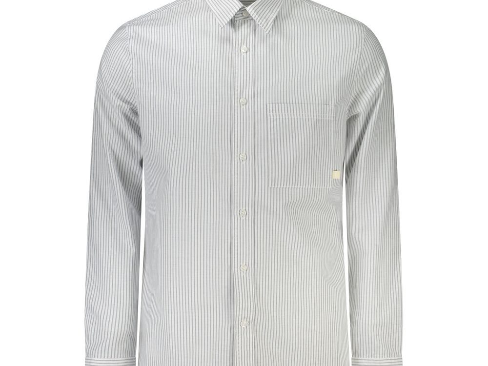 Calvin Klein Bianco Cotton Men's Shirt