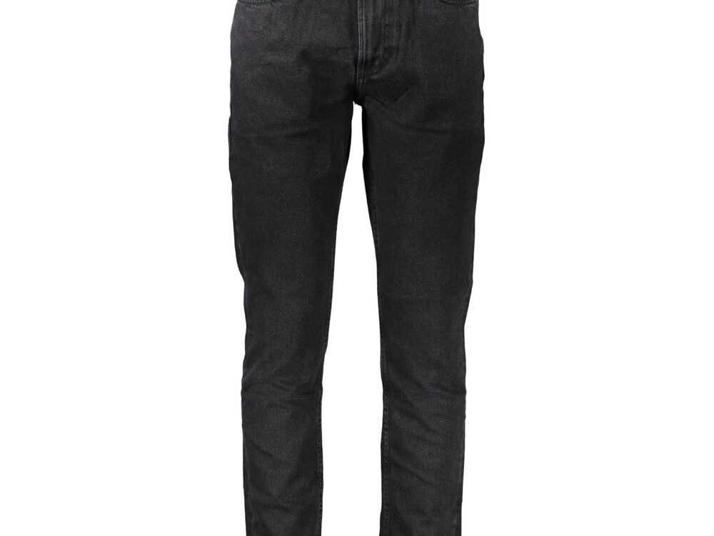 Calvin Klein Black Cotton Men Jeans